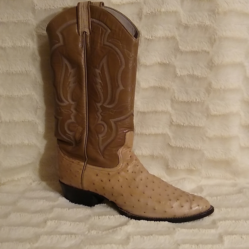 Men's ostrich boots